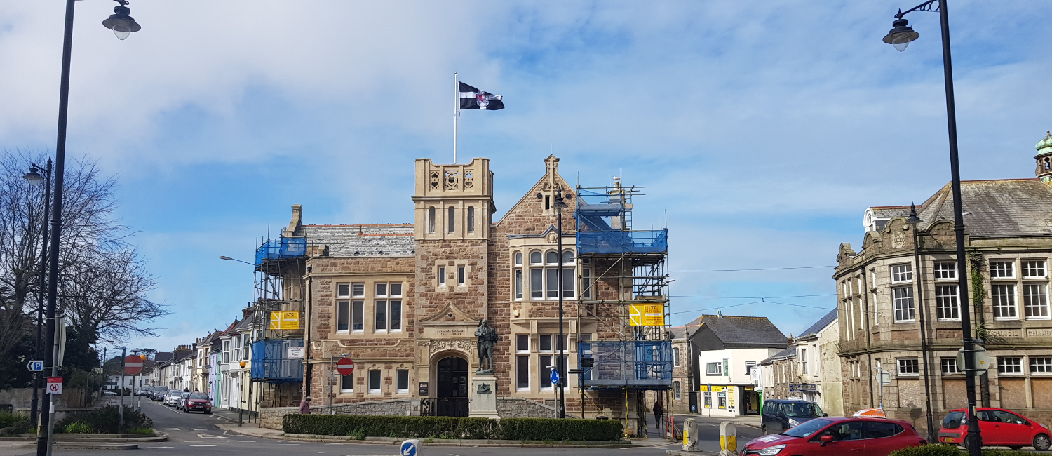 Camborne library building